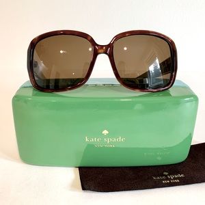 Kate Spade Polarized Lulu Rectangular Sunglasses